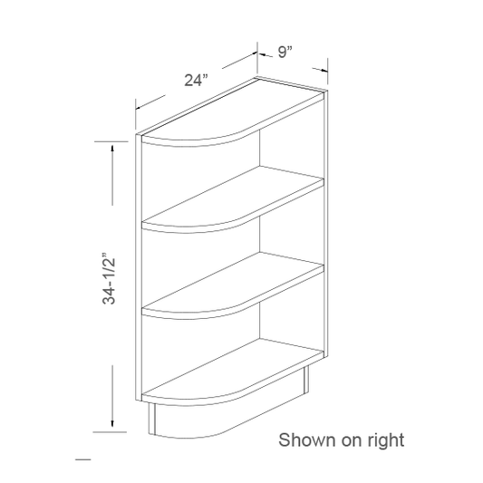 Base End Shelf L or R