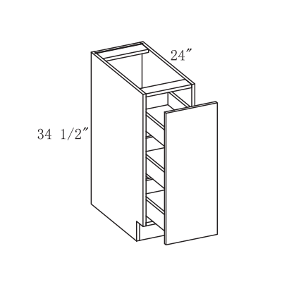 Impress Base Spice Cabinet, 9"-12" W