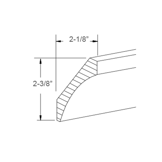 Cove Molding - 3-1/4