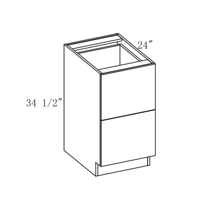 Impress Base Cabinet 2 Drawers, 24"-36" W