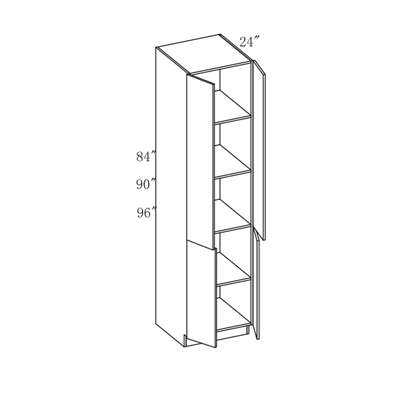 Impress Pantry Cabinet, 84"-96" H, 24"-30 W