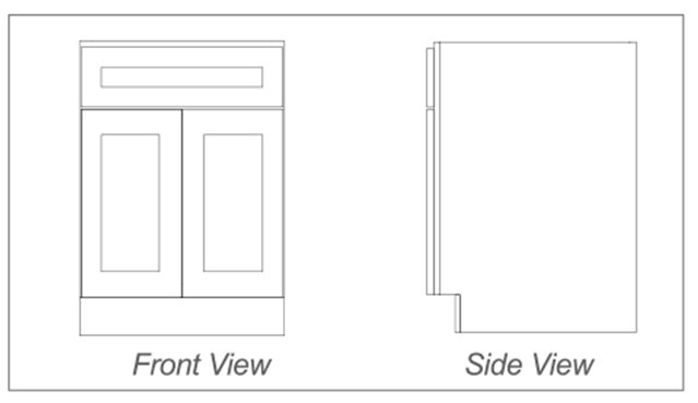 Sink Base with 2 Doors