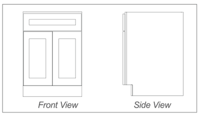 Sink Base with 2 Doors