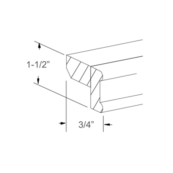 Traditional Light Rail Molding