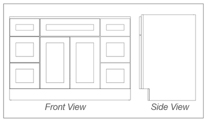 Vanity Single-Sink Cabinet Combo