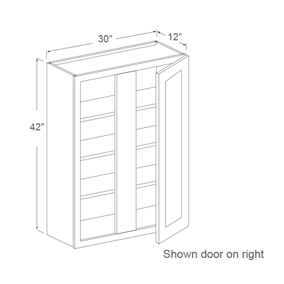 Wall Blind Corner (L or R) - 42"H