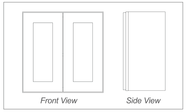 Wall Cabinet - 24"H