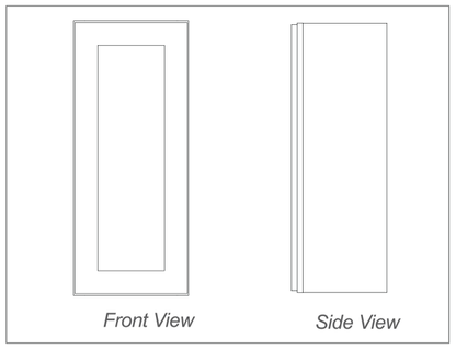 Wall Cabinet - 30"H and 36"H