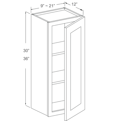 Wall Cabinet - 30"H and 36"H