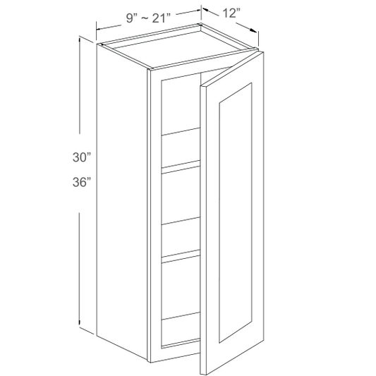 Wall Cabinet - 30"H and 36"H