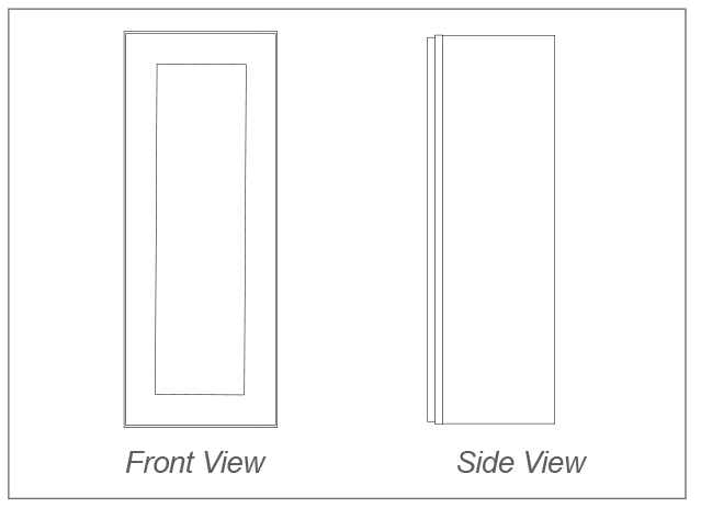 Wall Cabinet - 42"H