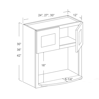 Microwave - 30"H, 36"H, 42"H