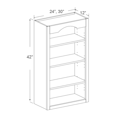 Wall Open Shelf - 42"H